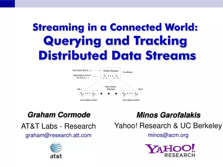 streaming in a connected world querying and tracking distributed data streams