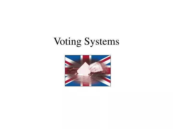 voting systems