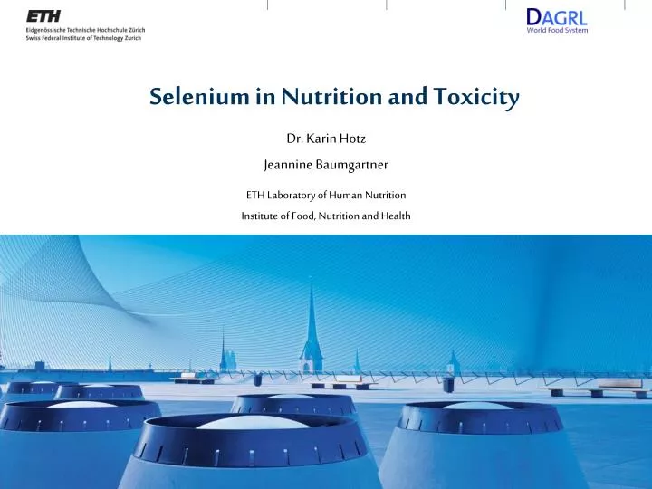 selenium in nutrition and toxicity