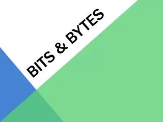 bits bytes