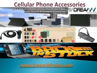 Cellular Phone Accessories - DreamWireless.com