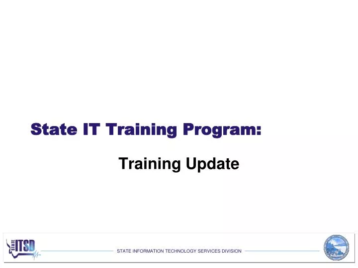 state it training program
