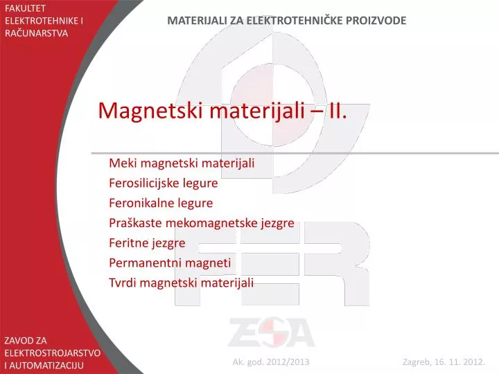 magnetski materijali ii