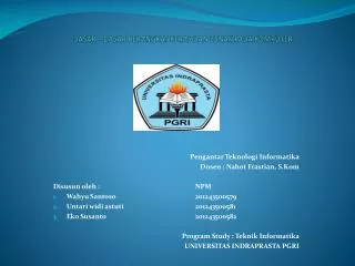 dasar dasar perangkat keras dan lunak pada komputer
