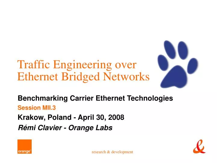 traffic engineering over ethernet bridged networks