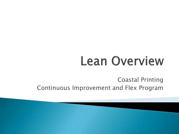 lean overview