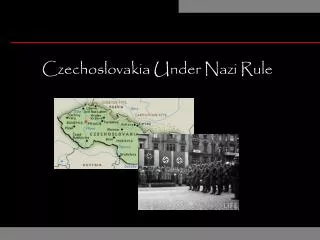 Czechoslovakia Under Nazi Rule