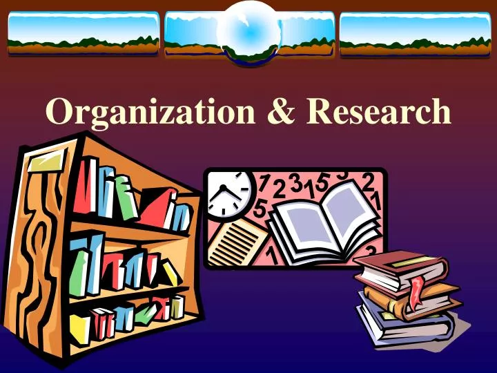 organization research
