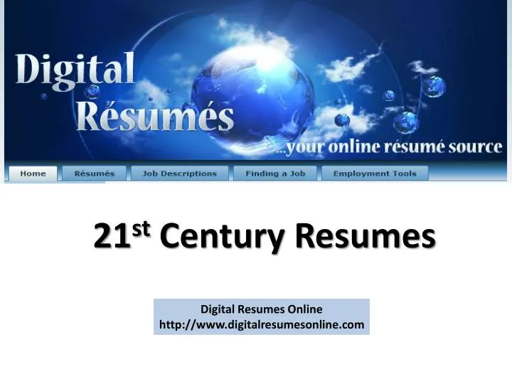21 st century resumes