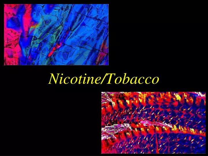 nicotine tobacco