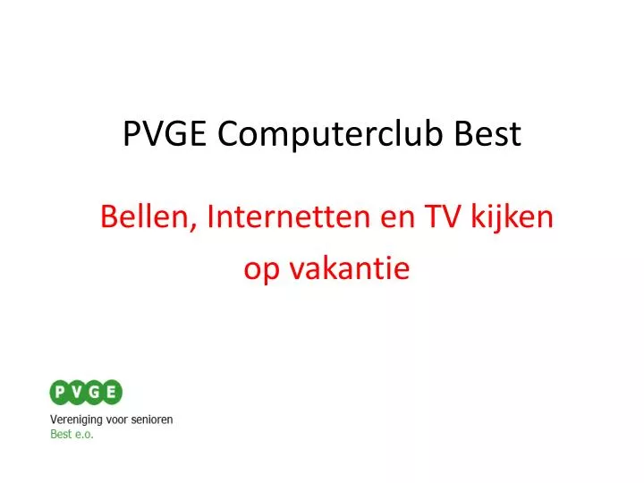 pvge computerclub best