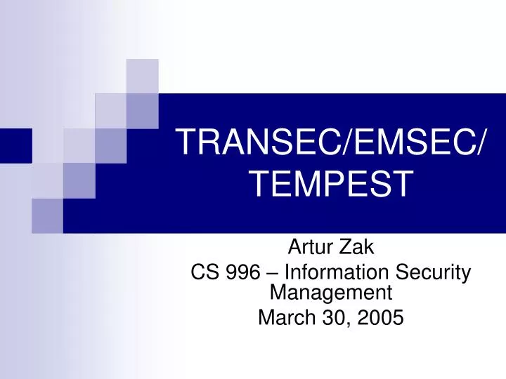 transec emsec tempest