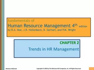 CHAPTER 2 Trends in HR Management