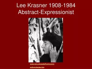 Lee Krasner 1908-1984 Abstract-Expressionist