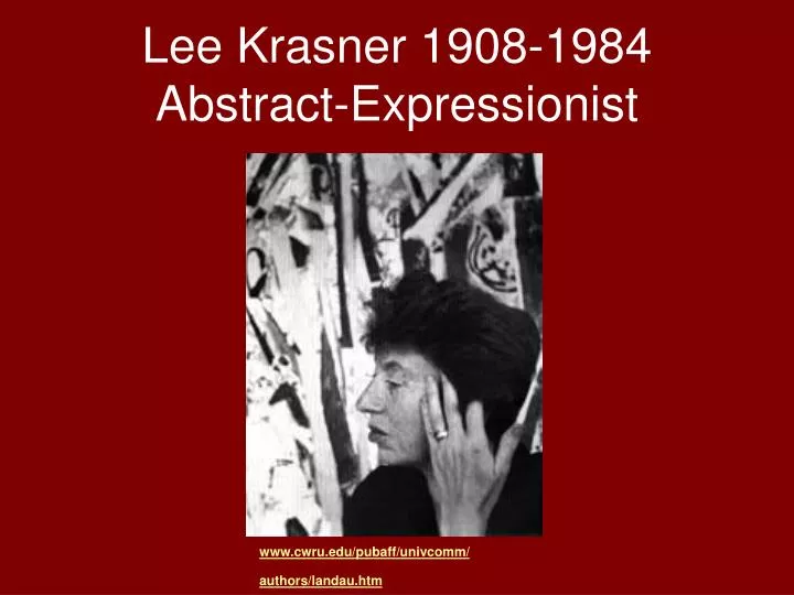 lee krasner 1908 1984 abstract expressionist