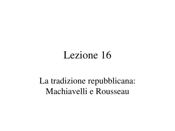 lezione 16