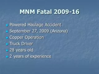 mnm fatal 2009 16