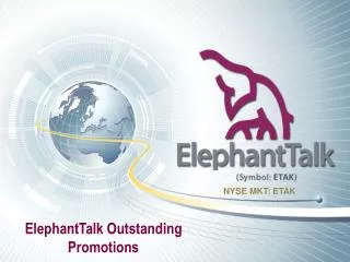 ElephantTalk Outstanding Promotions