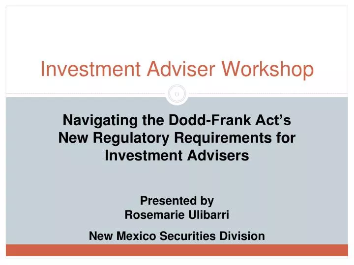 navigating the dodd frank act s new regulatory requirements for investment advisers