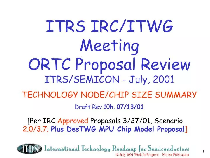 per irc approved proposals 3 27 01 scenario 2 0 3 7 plus destwg mpu chip model proposal