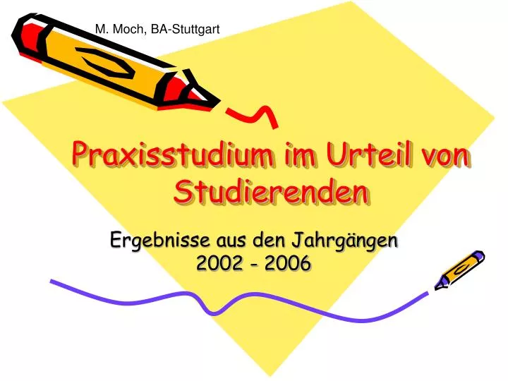 praxisstudium im urteil von studierenden