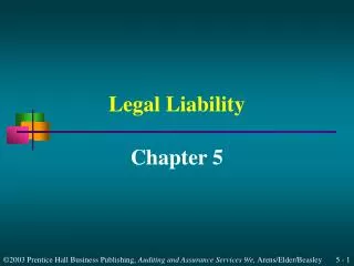 Legal Liability