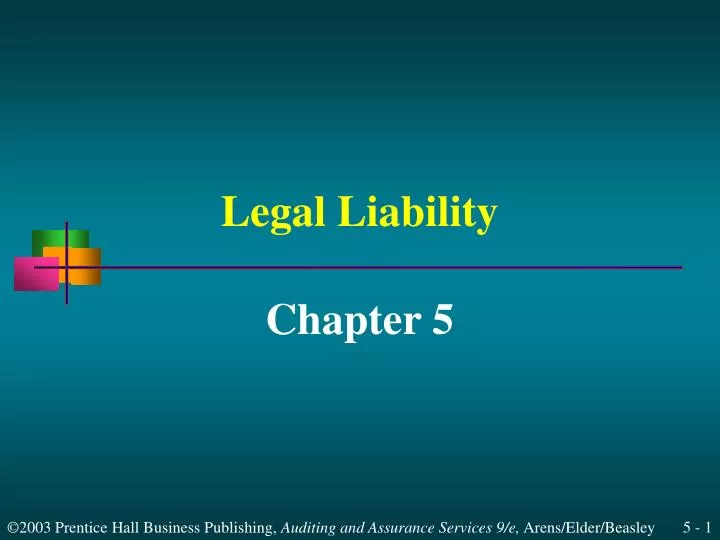 legal liability