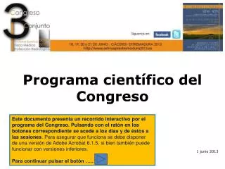programa cient fico del congreso