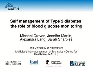 Self management of Type 2 diabetes: the role of blood glucose monitoring