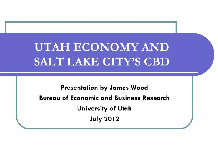 utah economy and salt lake city s cbd