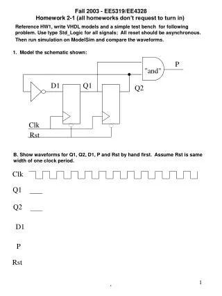 fall 2003 ee5319 ee4328 homework 2 1 all homeworks don t request to turn in