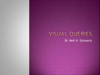 Visual Queries