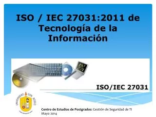 iso iec 27031 2011 de tecnolog a de la informaci n