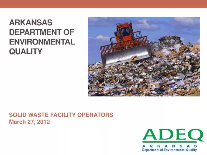arkansas department of environmental quality