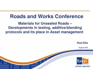Roads and Works Conference