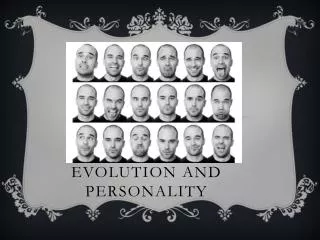 Evolution and Personality