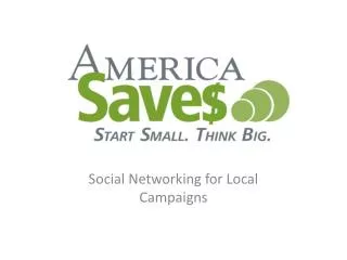 Social Networking for Local Campaigns