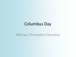 Columbus Day - slide 1