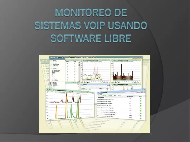 monitoreo de sistemas voip usando software libre