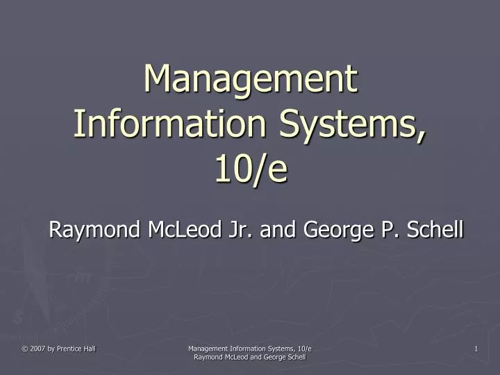 management information systems 10 e