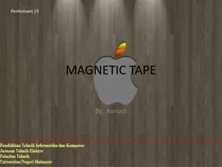 magnetic tape