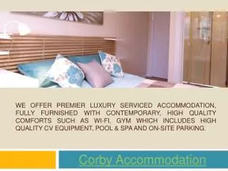 Serviced Accommodation Corby