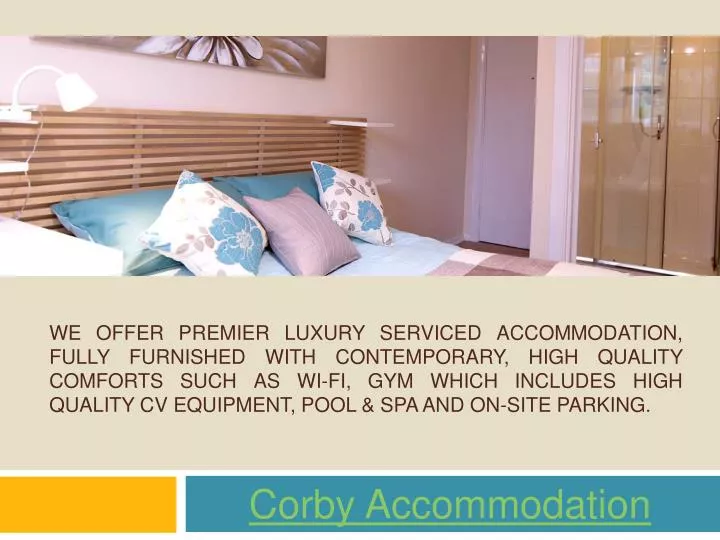 corby accommodation