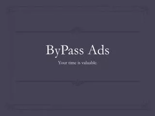 ByPass Ads