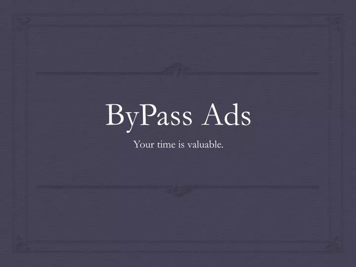 bypass ads