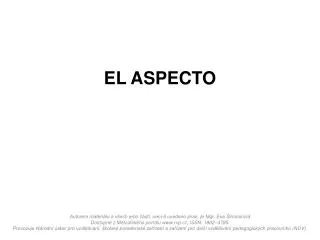 el aspecto