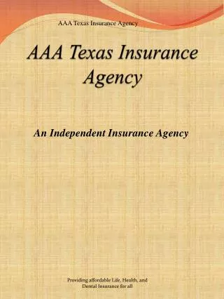AAA Texas Insurance Agency