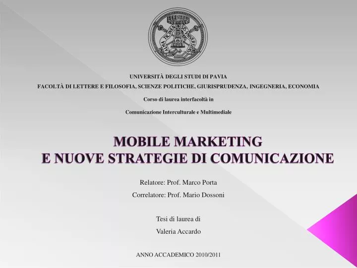 mobile marketing e nuove strategie di comunicazione