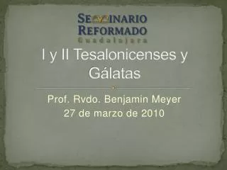 i y ii tesalonicenses y g latas