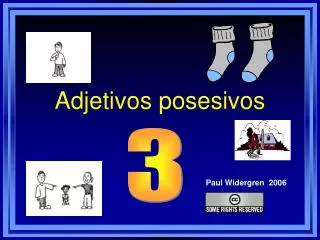 adjetivos posesivos